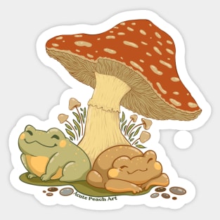 Mushroom Friends Sticker